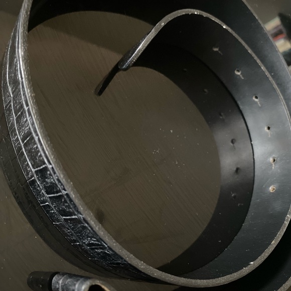 D&G Y2K Crocodile Stamped leather belt from early 2000’s - Picture 6 of 6